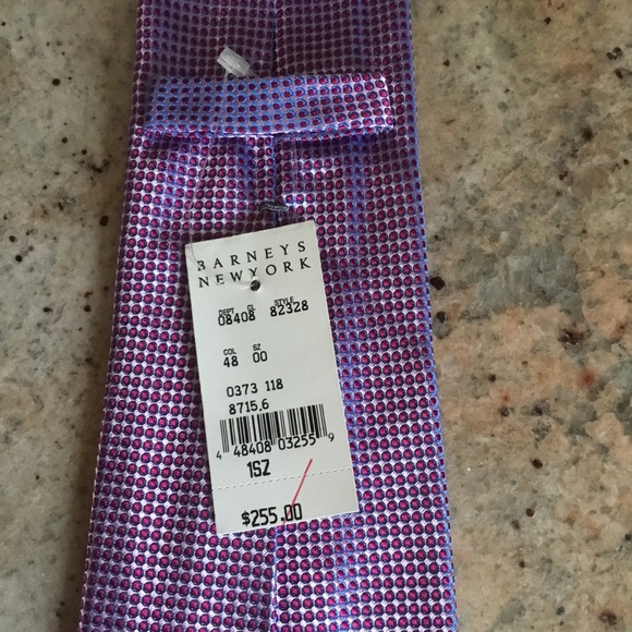 NEW Kiton Napoli Purple Silk Tie - Picture 8 of 10
